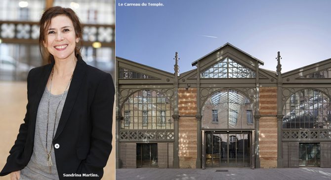 Sandrina Martins, directrice du Carreau du Temple, a choisi de consacrer la programmation de ce lieu hors-norme à la danse. - Critique sortie Danse Paris Le Carreau du Temple