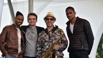 Jacques Schwarz-Bart avec Arnaud Dolmen, Grégory Privat et Stéphane Kerecki - Critique sortie Jazz / Musiques Paris new morning