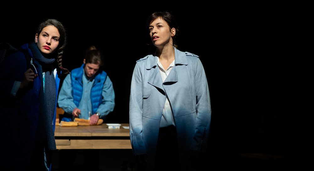 Descendre du cheval pour cueillir des fleurs texte et mise en scène de Fanny Gayard avec Rose Guégan, Jana Klein et Camille Plocki - Critique sortie Théâtre Alfortville Théâtre studio Alfortville