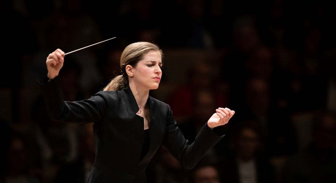 Dirigentin Karina Canellakis 2025 Battery Ilsa Raquel