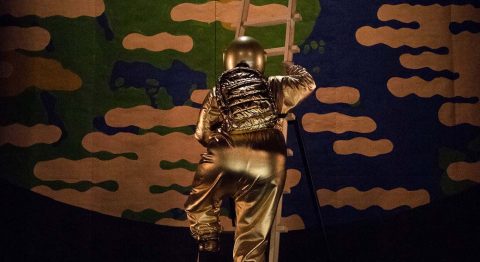 Bouger les lignes – histoires de cartes de Nicolas Doutey,  mise en peinture Paul Cox, mise en scène de  Bérangère Vantusso - Critique sortie Théâtre Vitry-sur-Seine Studio-Théâtre de Vitry