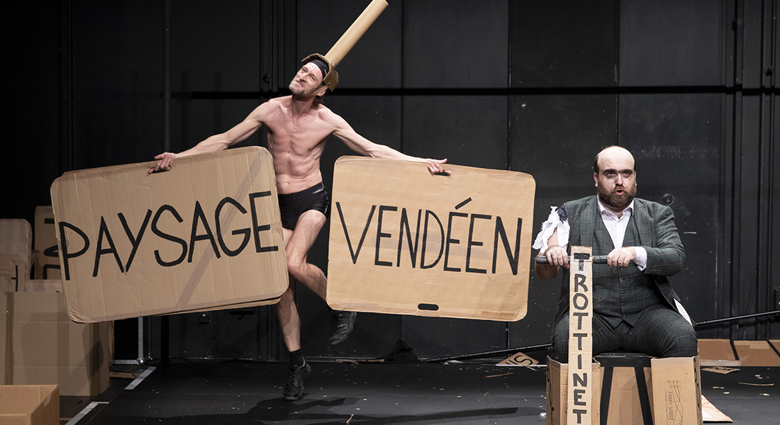 Les gros patinent bien, cabaret de carton, d’Olivier Martin Salvan et Pierre Guillois - Critique sortie Théâtre Paris Théâtre du Rond Point