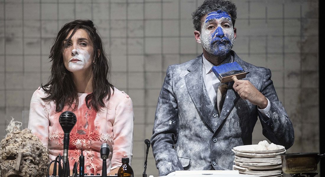 Ainsi la bagarre, de et avec Lionel Dray et Clémence Jeanguillaume - Critique sortie Théâtre Paris theatre de l'aquarium