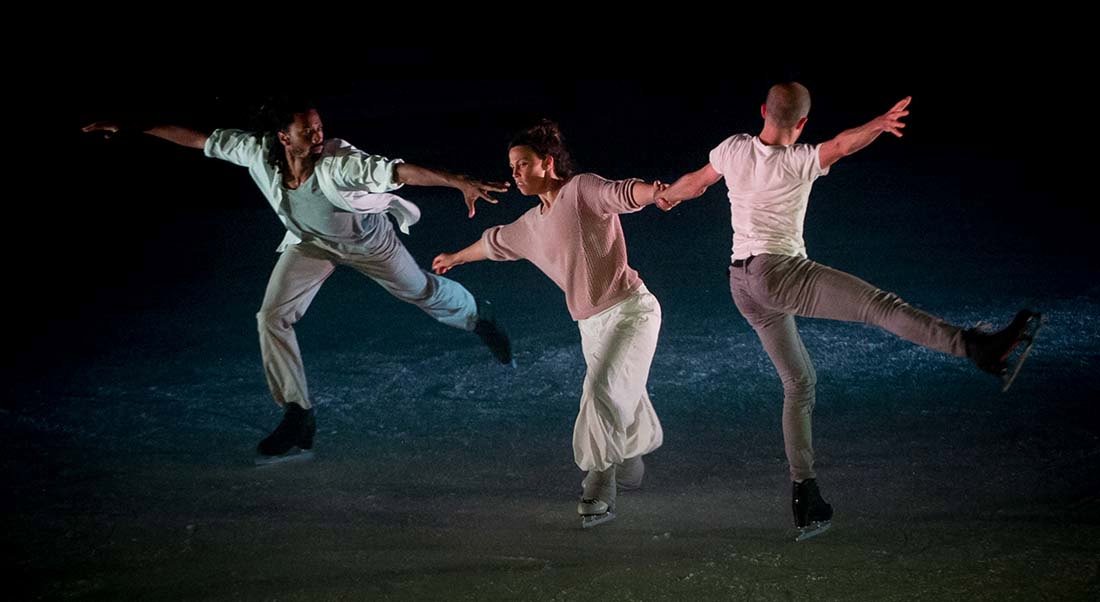 Murmuration avec les chorégraphes Samory Ba, Pascale Jodoin, Alexandre Hamel - Critique sortie Danse Asnières-sur-Seine Patinoire Olympique des Courtilles