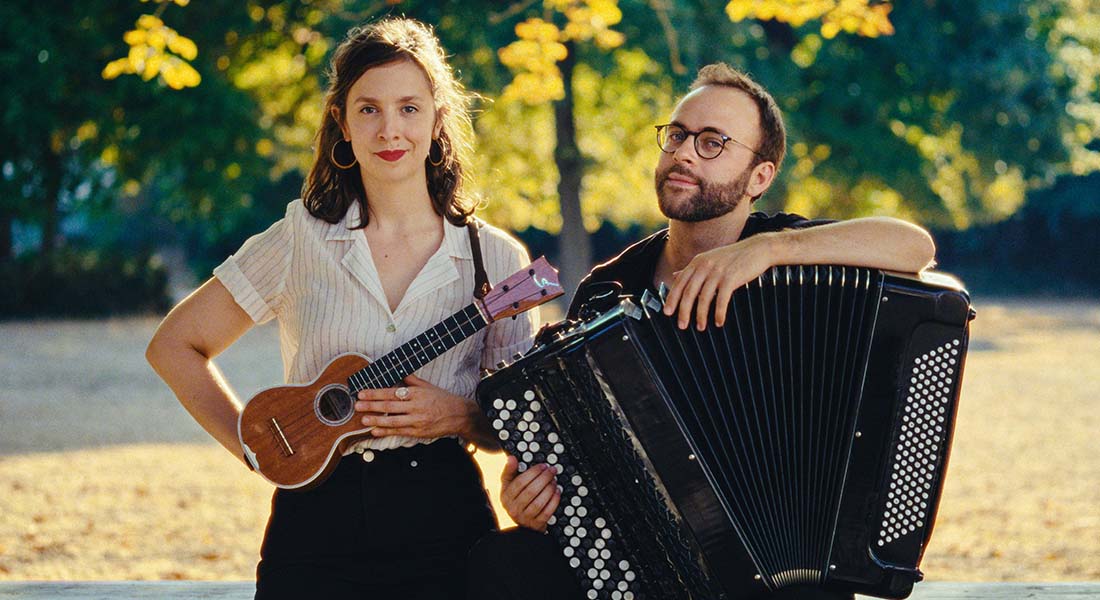 Agathe Peyrat et « Ma ptite chanson » en compagnie de l’accodéoniste Pierre Cussac - Critique sortie Chanson Nanterre Maison de la musique de Nanterre