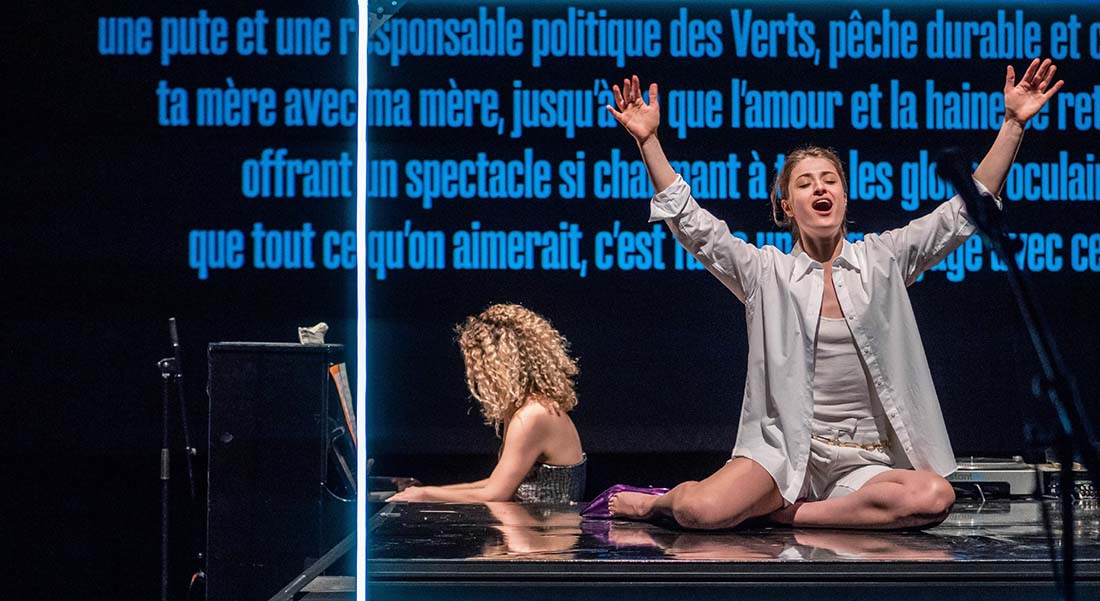 Le grognement de la voie lactée, une fable intersidérale et délirante mise en scène par Paul Moulin et Maïa Sandoz - Critique sortie Théâtre Paris Théâtre de la Tempête