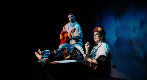 Helena Noguerra interprète « Frida Kahlo » de Françoise Hamel, lecture mise en espace par Catherine Schaub - Critique sortie Théâtre Paris La Scala Paris