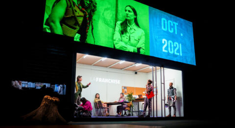 « 1200 tours » mis en scène par Aurélie Van Den Daele peine à imposer sa démesure - Critique sortie Théâtre saint denis Théâtre Gérard Philipe - CDN de Saint-Denis