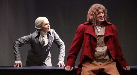 Morgane Lombard met en scène le texte de Hugues Leforestier « Danton Robespierre les racines de la liberté » - Critique sortie Avignon / 2024 Avignon Avignon Off. Théâtre du Roi René