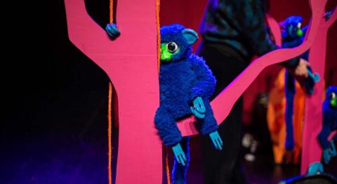 « Et si… », adaptation de Maybe ou L’histoire de trois jeunes singes qui bravent l’interdit pour satisfaire leur curiosité et leur gourmandise - Critique sortie Avignon / 2024 Avignon Avignon Off. Théâtre du Centre