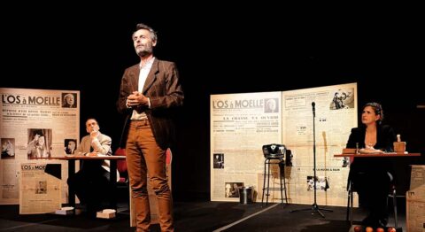 Anne-Marie Lazarini met en scène « L’Os à Moelle » de Pierre Dac, un spectacle fin et drôle - Critique sortie Avignon / 2024 Avignon Avignon Off. Théâtre Le Petit Chien