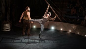 « Strano » par Le Cirque Trottola, un quatuor tout en ambivalence, poignant, drôle et grave - Critique sortie Cirque Antony L'Azimut