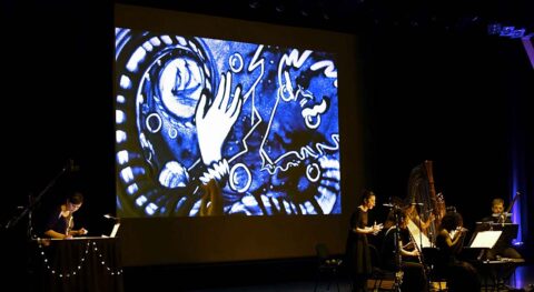 « La Petite Sirène » de Katerina Barsukova, conte musical avec dessin sur sable - Critique sortie Classique / Opéra Courbevoie Centre événementiel de Courbevoie - Salle Bleue