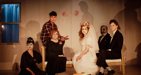 Journée de noces chez les Cromagnons : Wajdi Mouawad porte un regard très touchant sur l’histoire du Liban et la naissance de son écriture. - Critique sortie Théâtre Paris La Colline - Théâtre national