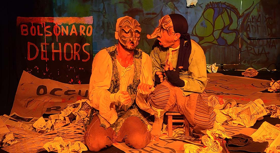 Le Grupo Zabriskie Teatro crée « Brésil 2016 l’heure de l’effroi », une dystopie bouffonne et caustique. - Critique sortie Avignon / 2025 Avignon Avignon Off. Atypik Théâtre