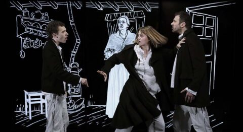 Colère, amour et grève dans « Germinal, l’intemporel », une forme hybride cinéma/théâtre imaginée par Pierre Lamotte. - Critique sortie Avignon / 2025 Avignon Avignon Off. Théâtre La Luna