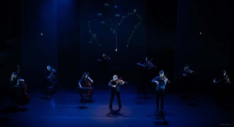 Marianne Piketty et le Concert Idéal invitent, « Sous l&rsquo;étoile », à une traversée musicale voilée par la nuit. - Critique sortie Avignon / 2025 Avignon Avignon Off. Théâtre du balcon