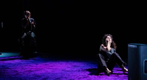 Entre singe, robot et icônes pop : Zoé Lakhnati et Per-Anders Kraudy Solli creusent l’être dans « Where the fuck am I ? » - Critique sortie Avignon / 2025 Avignon Avignon Off. La Belle Scène Saint-Denis