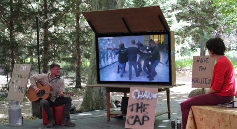 « Nourrir l’humanité c’est un métier » de la Cie Adoc, un plaidoyer électrisant pour une agriculture raisonnée - Critique sortie Avignon / 2025 Avignon Avignon Off. Théâtre du Train Bleu