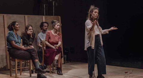 Nicolas Liautard et Magalie Nadaud adaptent « Le Banquet » de Platon - Critique sortie Théâtre Paris Théâtre de la Tempête