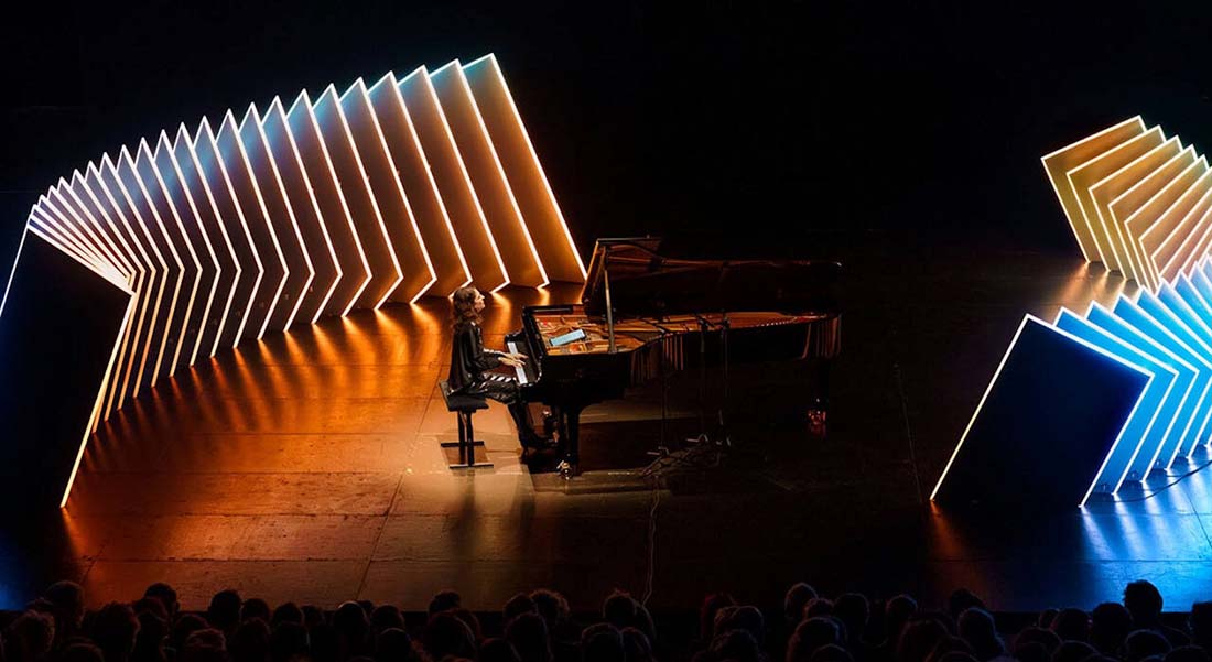 « Figures of Glass » avec Vanessa Wagner sur un concert scénographié - Critique sortie Classique / Opéra Paris Le Théâtre du Châtelet