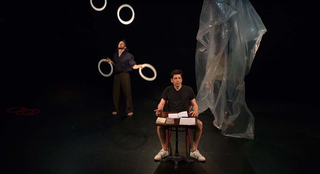 Impromptus philosophiques et acrobatiques de Guillaume Clayssen - Critique sortie  Paris Pavillon Carré de Baudouin